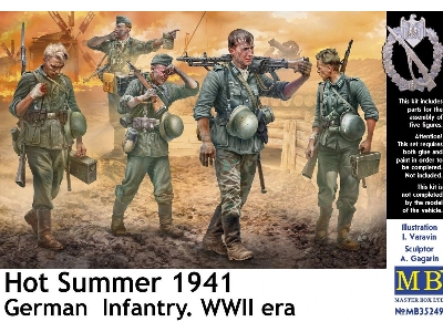 Hot Summer 1941 - German Infantry (5 Figures) - zdjęcie 1