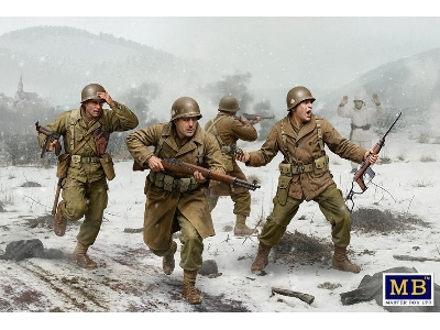 Us 101st Airborne Division - Bastogne, December 1944 (4 Figures) - zdjęcie 1