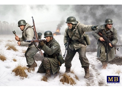 German Infantry - Bastogne 1944 (4 Figures) - zdjęcie 1