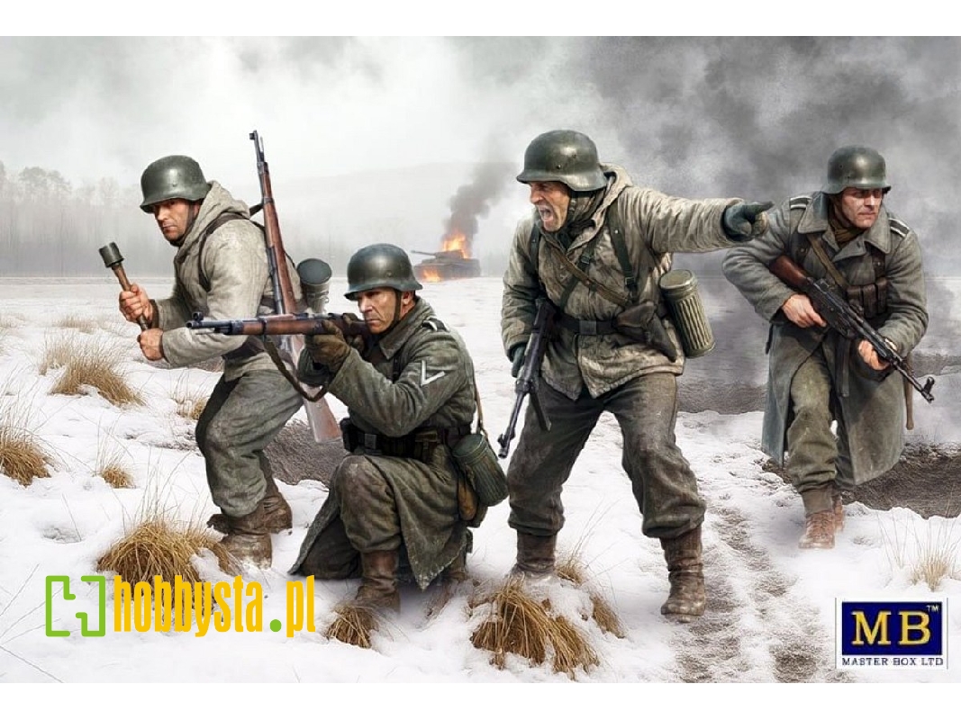 German Infantry - Bastogne 1944 (4 Figures) - zdjęcie 1