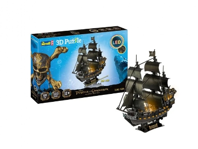 3d Puzzle Black Pearl - Led Edition - zdjęcie 1