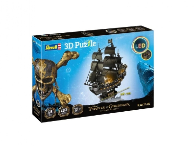 3d Puzzle Black Pearl - Led Edition - zdjęcie 3