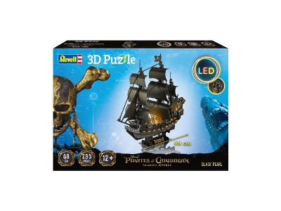 3d Puzzle Black Pearl - Led Edition - zdjęcie 4