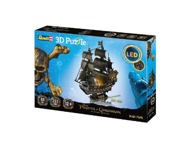 3d Puzzle Black Pearl - Led Edition - zdjęcie 5