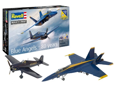 Boeing F/A-18 E Super Hornet & Grumman F6f-5 Hellcat - Blue Angels 80 Years - zdjęcie 2