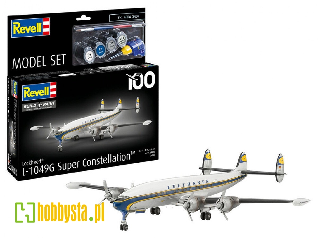 Lockheed L-1049 G Super Constellation Lufthansa - Model Set - zdjęcie 1