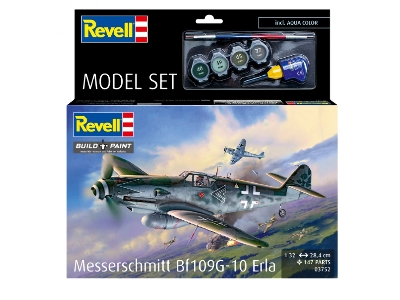 Messerschmitt Bf-109 G-10 Erla - Model Set - zdjęcie 1