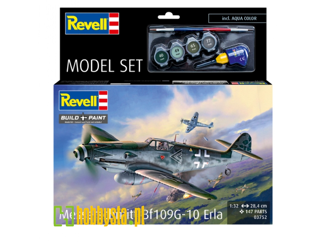 Messerschmitt Bf-109 G-10 Erla - Model Set - zdjęcie 1