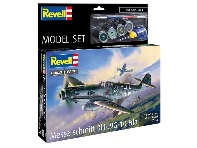 Messerschmitt Bf-109 G-10 Erla - Model Set - zdjęcie 2
