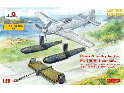 Floats & Trolley For Fw-190 W-1 Fighter - zdjęcie 1