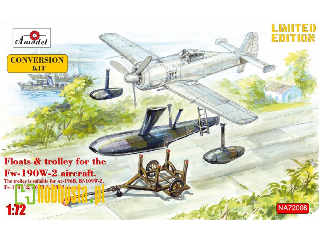 Floats & Trolley For Fw-190 W-2 Fighter - zdjęcie 1