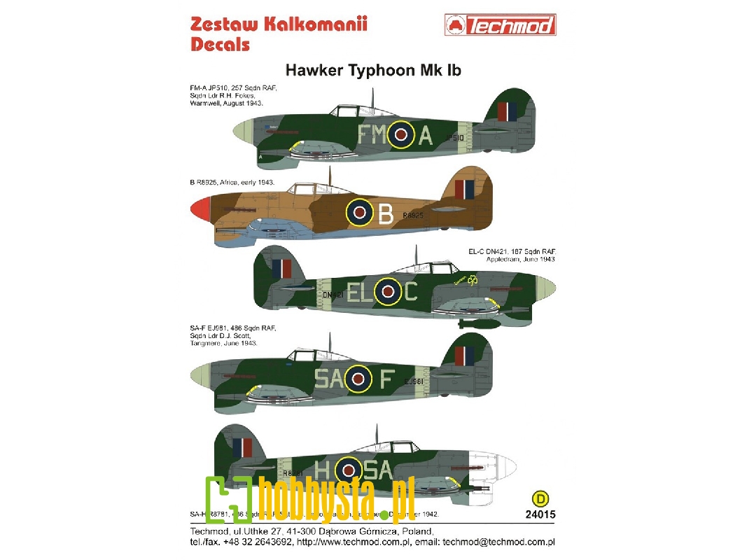 Hawker Typhoon Mk Ib - zdjęcie 1