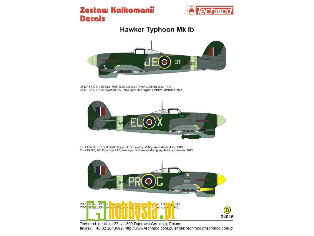 Hawker Typhoon Mk Ib - zdjęcie 1