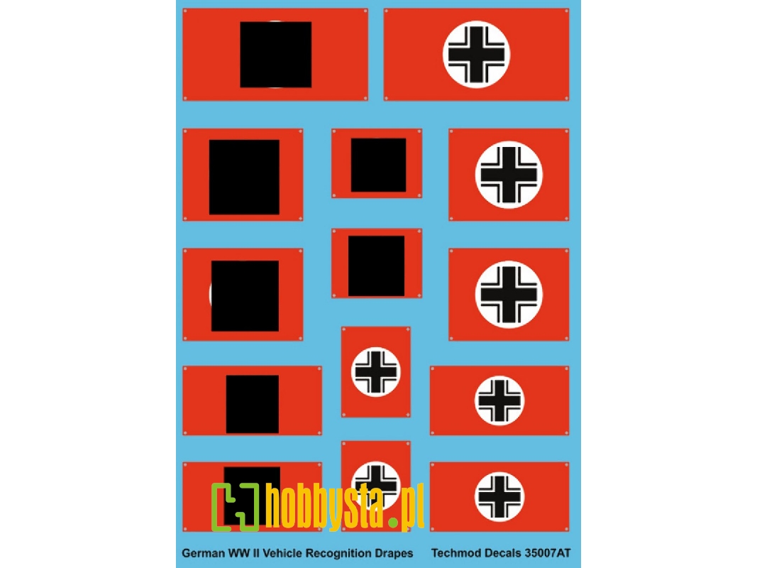 German Wwii Vehicle Recognition Drapes - zdjęcie 1