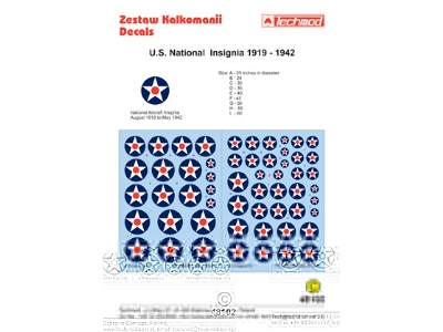 U.S. National Insignia 1919-1942 - zdjęcie 2