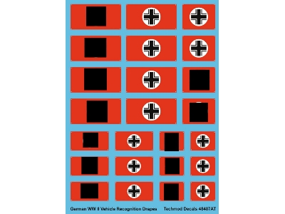 German Wwii Vehicle Recognition Drapes - zdjęcie 1