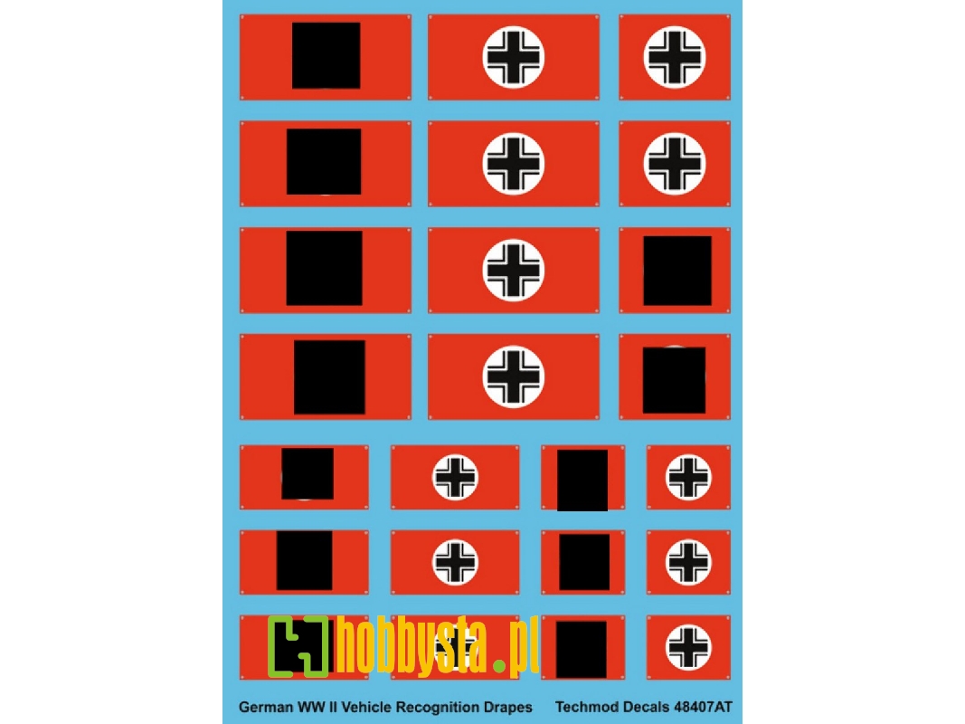 German Wwii Vehicle Recognition Drapes - zdjęcie 1
