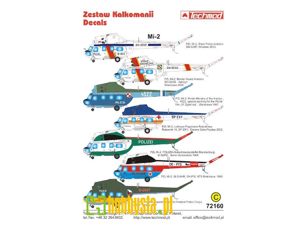 Kalkomania Mi-2 - zdjęcie 1
