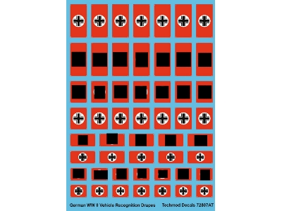 German Wwii Vehicle Recognition Drapes - zdjęcie 1
