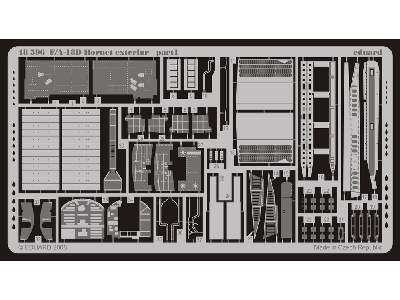  F/ A-18D exterior 1/48 - Hobby Boss - blaszki - zdjęcie 2