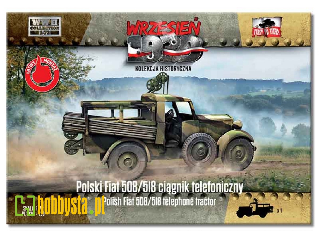 Polski Fiat 508/518 ciÄ…gnik telefoniczny - zdjÄ™cie 1