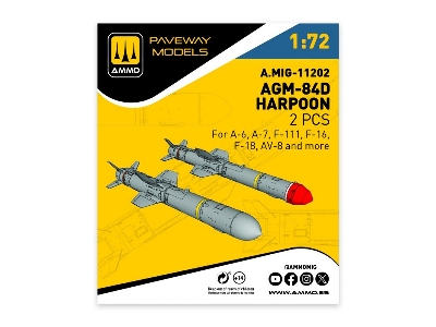 Agm-84 D Harpoon (2 Pcs / 3d-printed) - zdjęcie 1