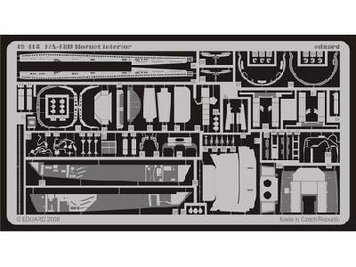  F/ A-18D interior S. A. 1/48 - Hobby Boss - blaszki - zdjęcie 1