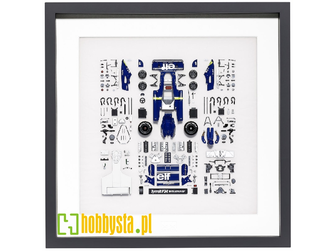 Tyrrell P34 Six Wheeler 1976 Japan Gp - Parts Panel - zdjęcie 1