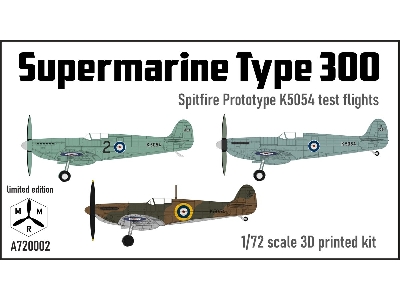 Supermarine Spitfire Prototype K5054 - Stages 2,3 And 4 (Test Flights) - zdjęcie 1