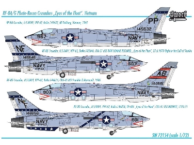 Rf-8 A/G Photo-recon Crusader "eyes Of The Fleet" Vietnam - zdjęcie 2