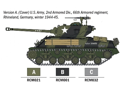 Sherman M4A3E8 Fury - zestaw z farbami - zdjęcie 4