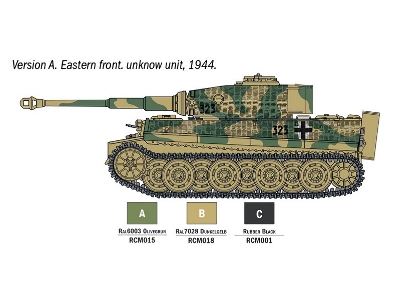 Pz. kpfw. VI Tiger I Ausf.E - zestaw z farbami - zdjęcie 4