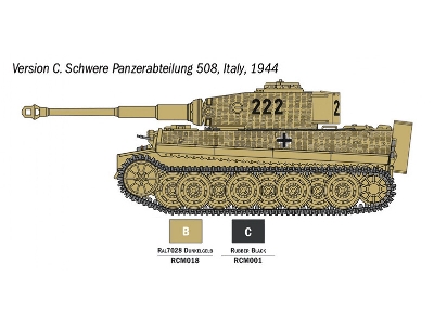 Pz. kpfw. VI Tiger I Ausf.E - zestaw z farbami - zdjęcie 5