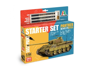 Panther Sd.Kfz.171 Ausf. A - zestaw z farbami - zdjęcie 1