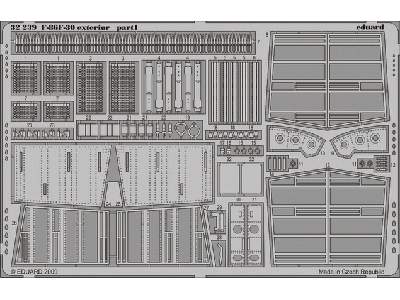  F-86F-30 exterior 1/32 - Kinetic - blaszki - zdjęcie 2