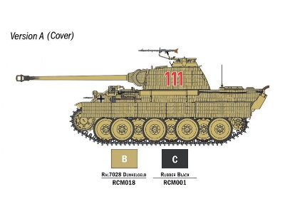 Panther Sd.Kfz.171 Ausf. A - zestaw z farbami - zdjęcie 4