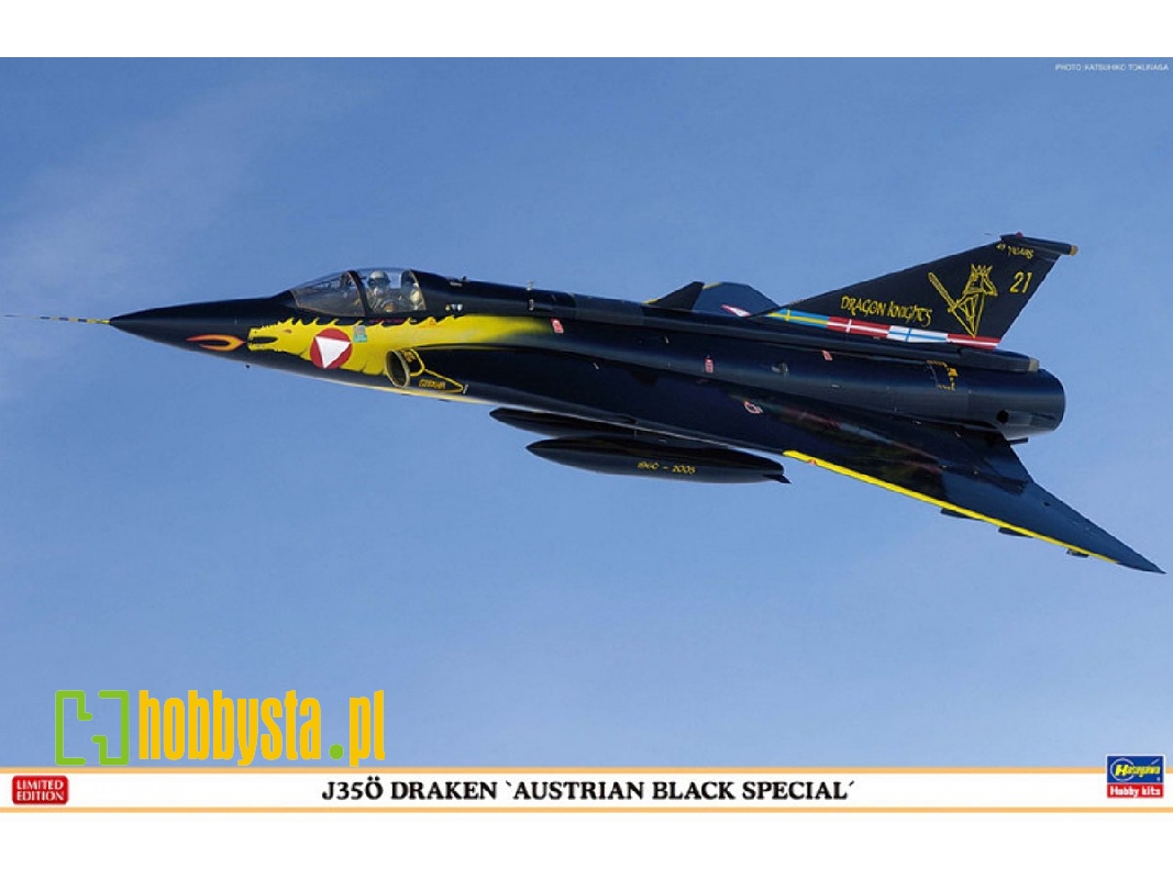 Saab J35 ö Draken - Austrian Black Special - zdjęcie 1