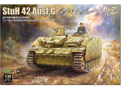 StuH 42 Ausf.G późny - z pełnym wnętrzem - ZAWIERA CZAPKĘ M43 - zdjęcie 1