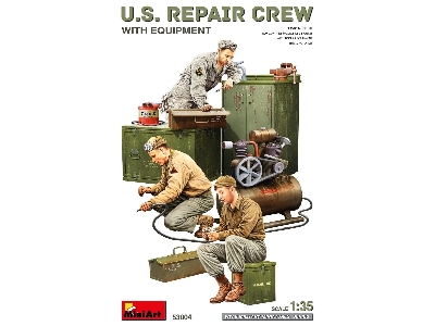 Us Repair Crew With Equipment (3 Figures) - zdjęcie 1