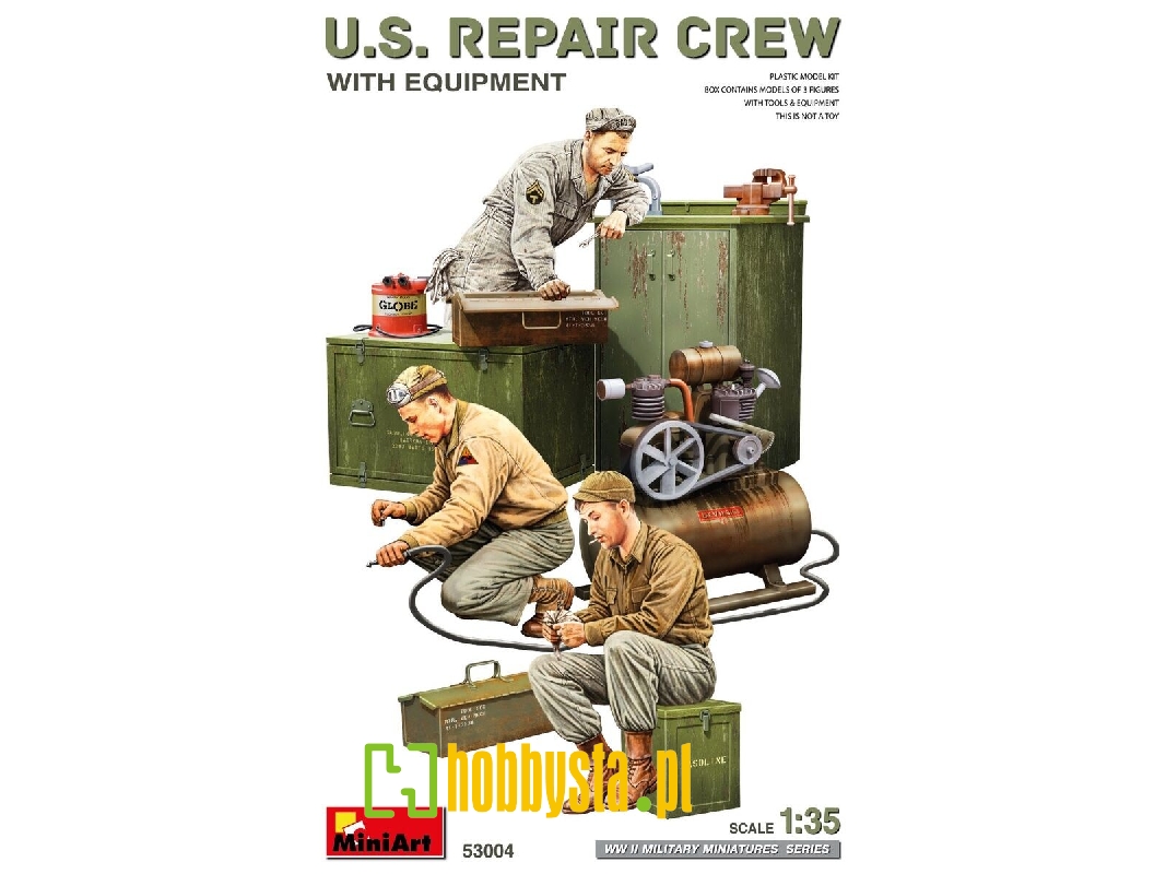 Us Repair Crew With Equipment (3 Figures) - zdjęcie 1