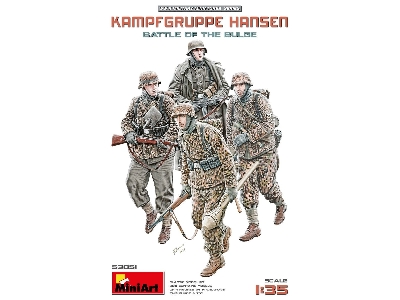Kampfgruppe Hansen - Battle Of The Bulge (4 Figures) - zdjęcie 1