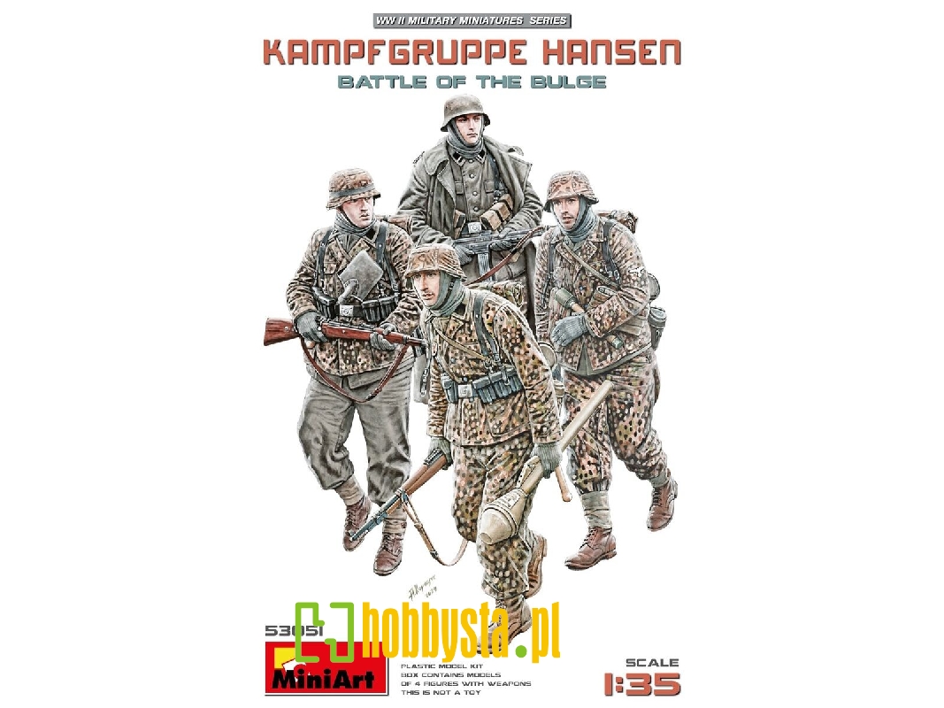 Kampfgruppe Hansen - Battle Of The Bulge (4 Figures) - zdjęcie 1