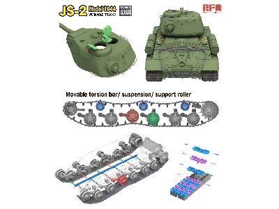 IS-2 Model 1944 with  workable tracks - zdjęcie 4