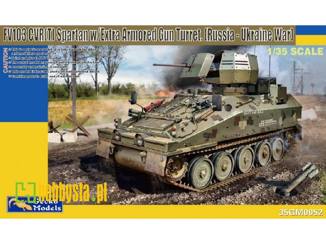 Fv103 Cvr(T) Spartan With Extra Armour Hb Gun Turret - zdjęcie 1