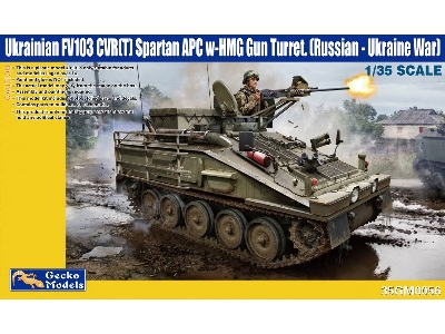 Ukrainian Fv103 Cvr (T) Spartan Apc With Hmg Gun Turret - zdjęcie 1