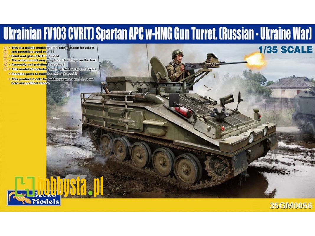 Ukrainian Fv103 Cvr (T) Spartan Apc With Hmg Gun Turret - zdjęcie 1