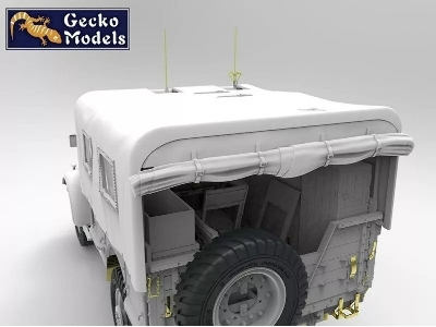 Wwii British Bedford Mwr Ffw Radio Command Truck - zdjęcie 4