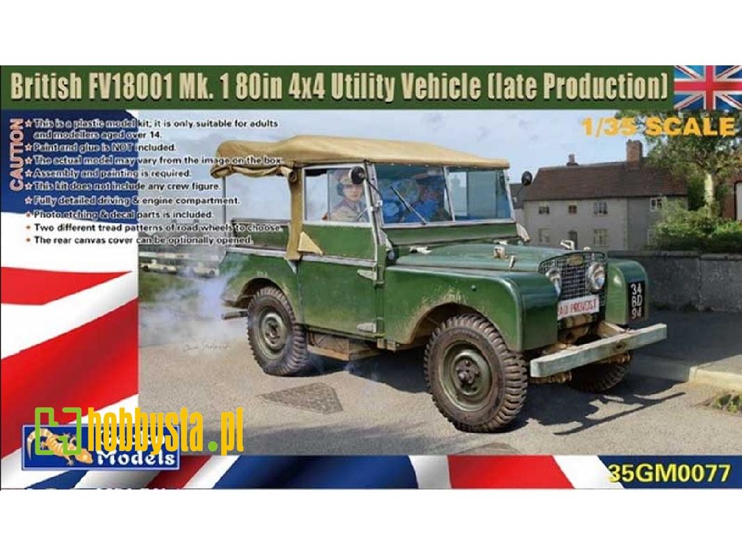 British Fv18001 Mk.1 80in 4x4 Utility Vehicle Late - zdjęcie 1