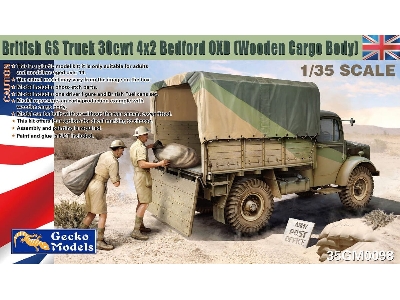 British Gs Truck 30cwt 4x2 Bedford Oxd (Wood.Crg.Bd.) - zdjęcie 1