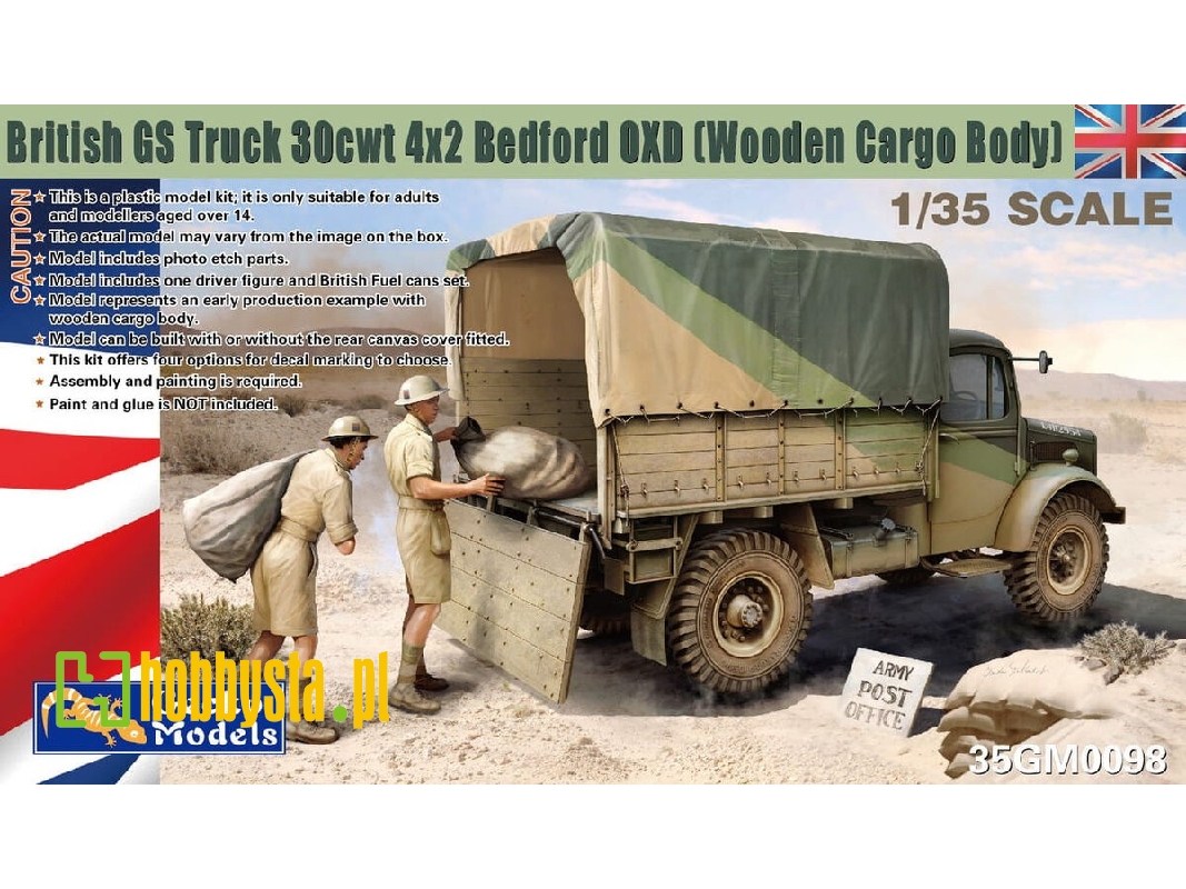 British Gs Truck 30cwt 4x2 Bedford Oxd (Wood.Crg.Bd.) - zdjęcie 1